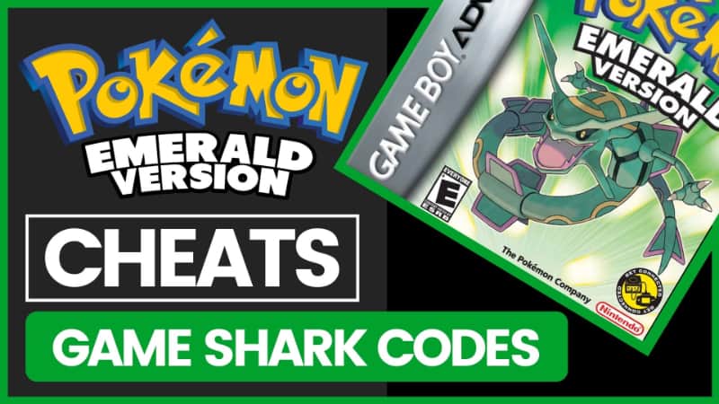 Pokemon Emerald Cheats - Gameshark Codes