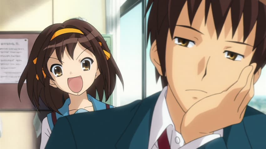 Best Anime Couples - Haruhi Suzumiya and Kyon