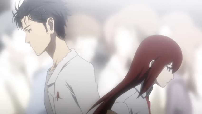 Best Anime Couples - Okabe Rintarou and Makise Kurisu 