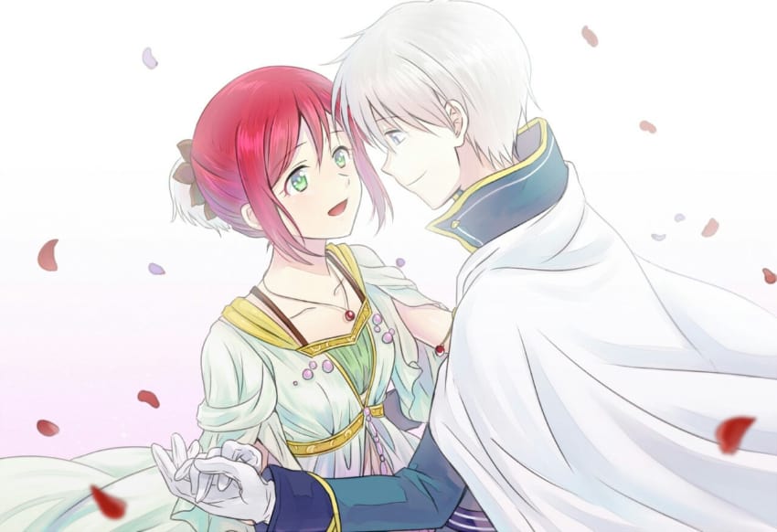 Best Anime Couples - Shirayuki and Zen Wistalia