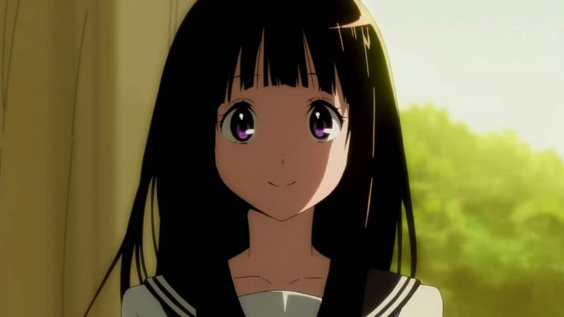 Best Black-Haired Anime Girls - Chitanda Eru