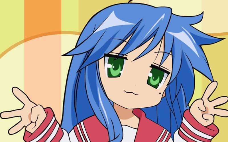 Best Blue Hair Anime Girls - Konata Izumi (Lucky Star)