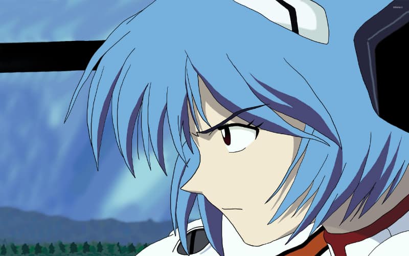 Best Blue Hair Anime Girls - Rei Ayanami  (Neon Genesis Evangelion)