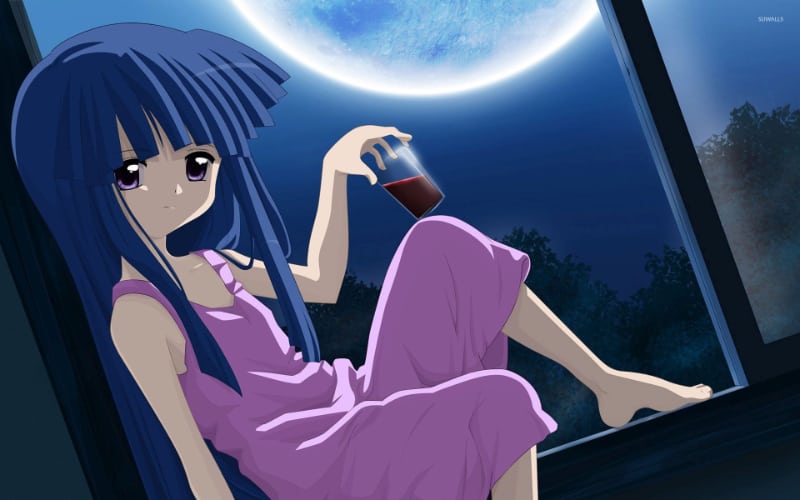 Best Blue Hair Anime Girls - Rika Furude (When They Cry)