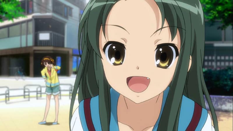 Best Green-Haired Anime Girls - Tsuruya (The Melancholy of Haruhi Suzumiya)