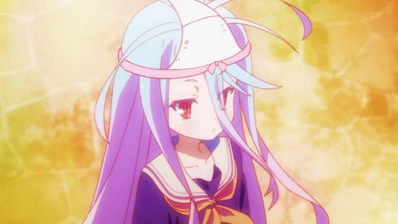 Best Long-Haired Anime Girls - Shiro (No Game, No Life)