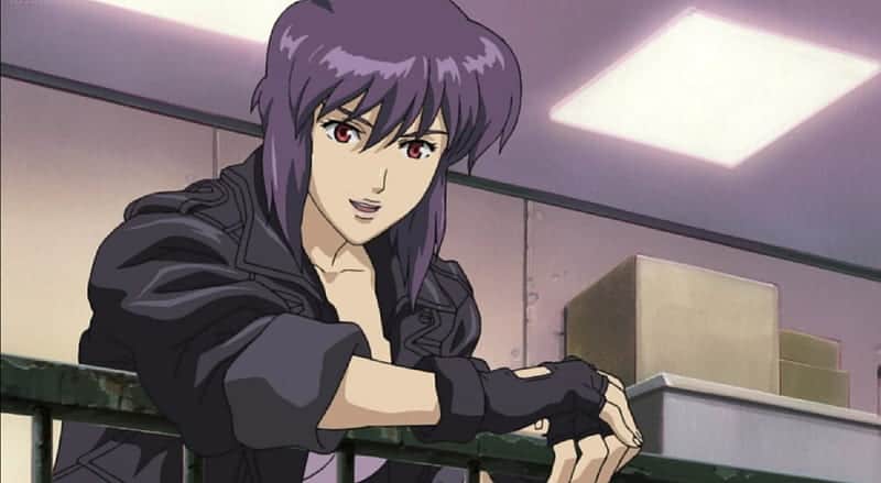 Best Purple Hair Anime Girls - Motoko Kusanagi (Ghost in the Shell)