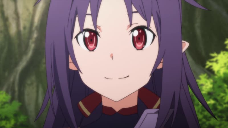 Best Purple-Haired Anime Girls - Konno Yuuki (Sword Art Online)