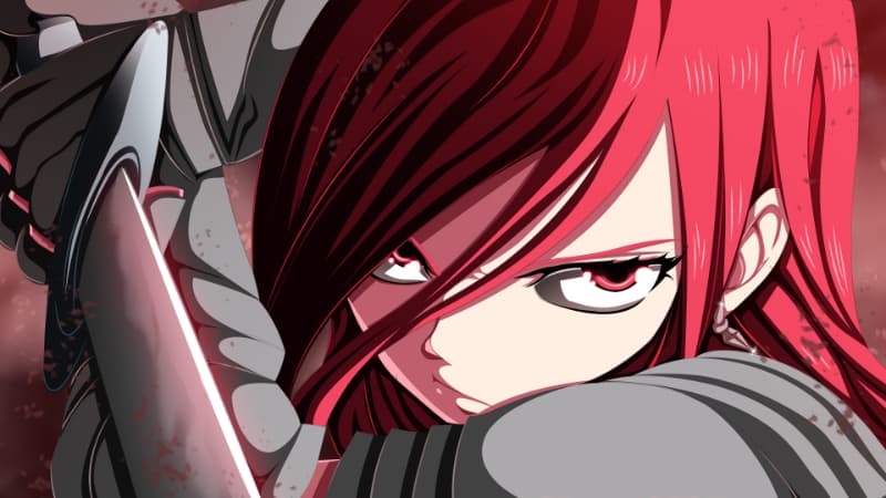 Best Red Hair Anime Girls - Erza Scarlet (Fairy Tale)