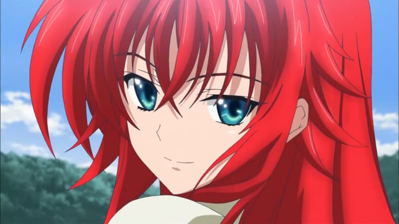Best Red Hair Anime Girls - Rias Gremory (High School DxD)