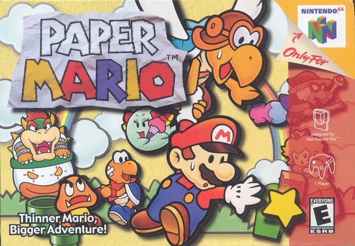 Best N64 Games - Paper Mario