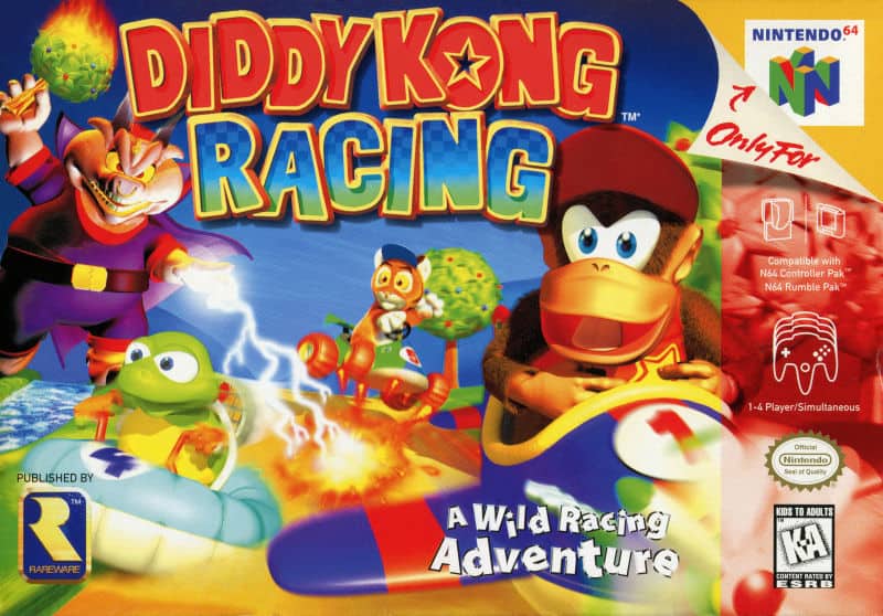 Best Nintendo 64 Games - Diddy Kong Racing