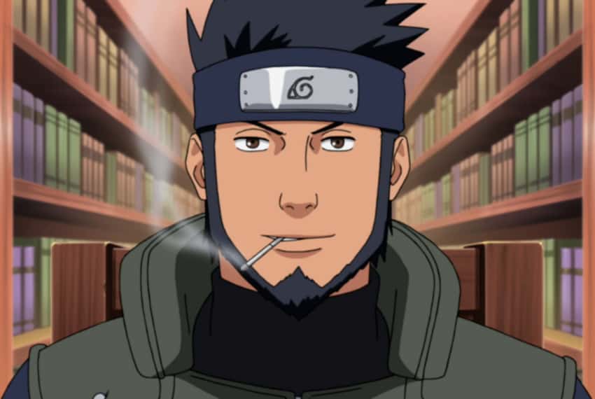 Best Bearded Anime Characters - Asuma Sarutobi (Naruto)
