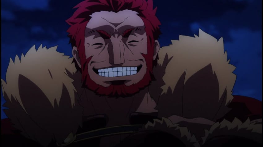 Best Bearded Anime Characters - Iskander (Fate:Zero)