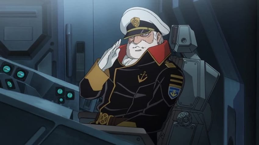 Best Bearded Anime Characters - Juzo Okita (Space Battleship Yamato)