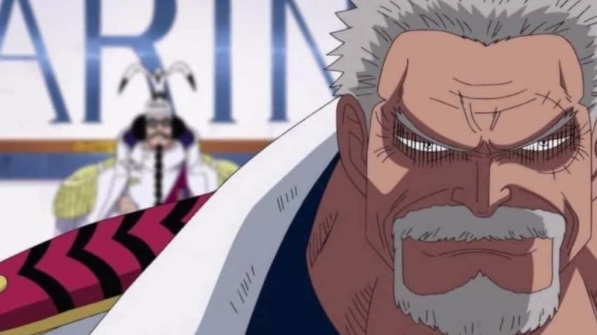 Best Bearded Anime Characters - Monkey D. Garp (One Piece)