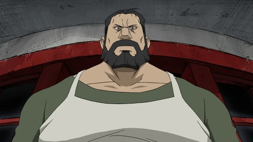 Best Bearded Anime Characters - Sig Curtis (Fullmetal Alchemist)