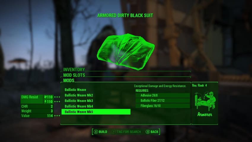Best Fallout 4 Armor Sets - Ballistic Weave Armor