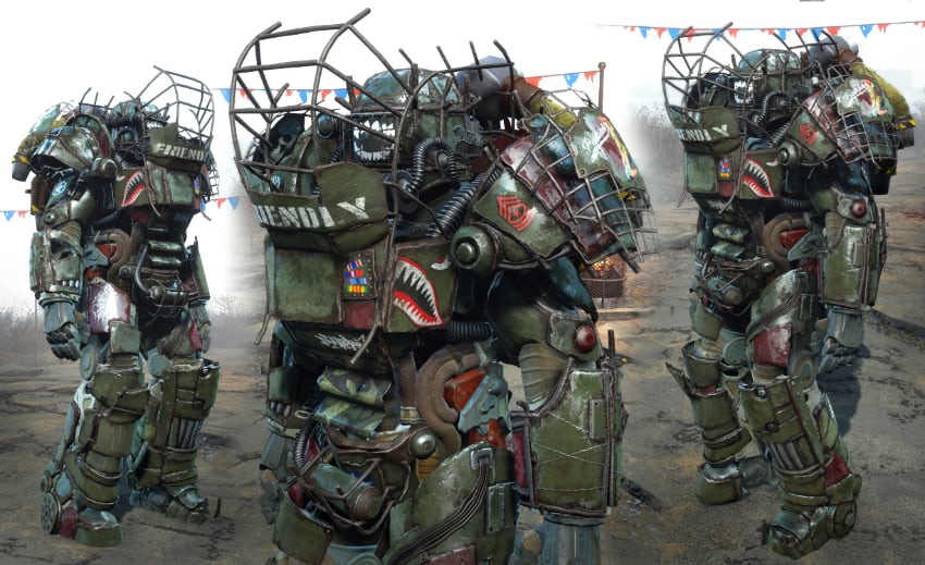 Best Fallout 4 Armor Sets - Raider Power Armor