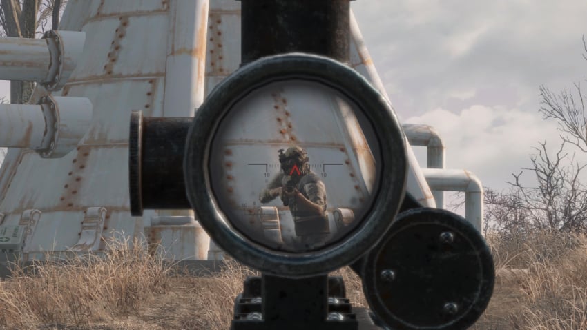Best Fallout 4 Gun Mods - See Through Scopes