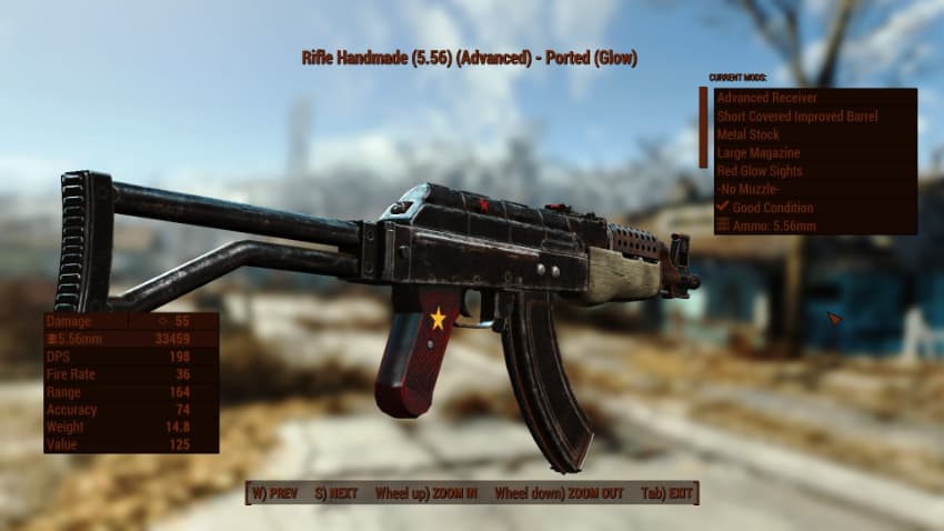 Best Fallout 4 Mods מרקם - מרקמי נשק טובים יותר בעבודת יד