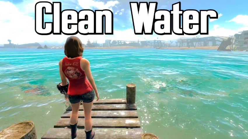 Best Fallout 4 Mods Texture - מים נקיים של חבר העמים