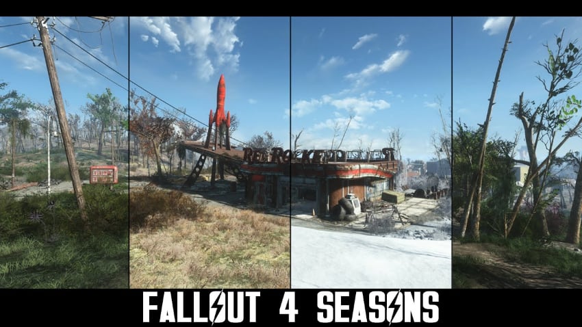 Найкращі моди текстури Fallout 4 - Fallout 4 Seasons