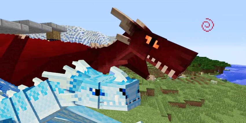 Best Minecraft Dragon Mods - Ice and Fire- Dragons 