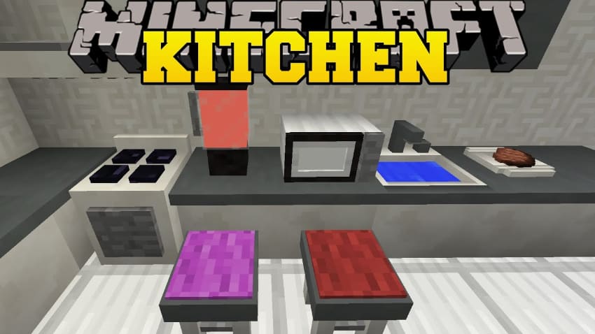 Best Minecraft Furniture Mods - Kitchen ++