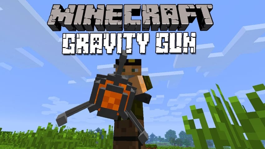 Best Minecraft Gun Mods - Gravity Gun