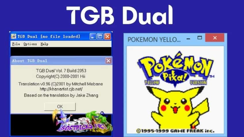 Best Pokemon Emulators for PC - TGB Dual - GBC, DMG