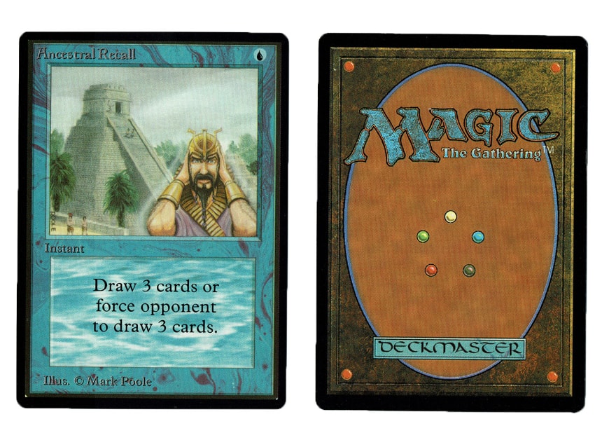 Rarest Magic The Gathering Cards - Ancestral Recall