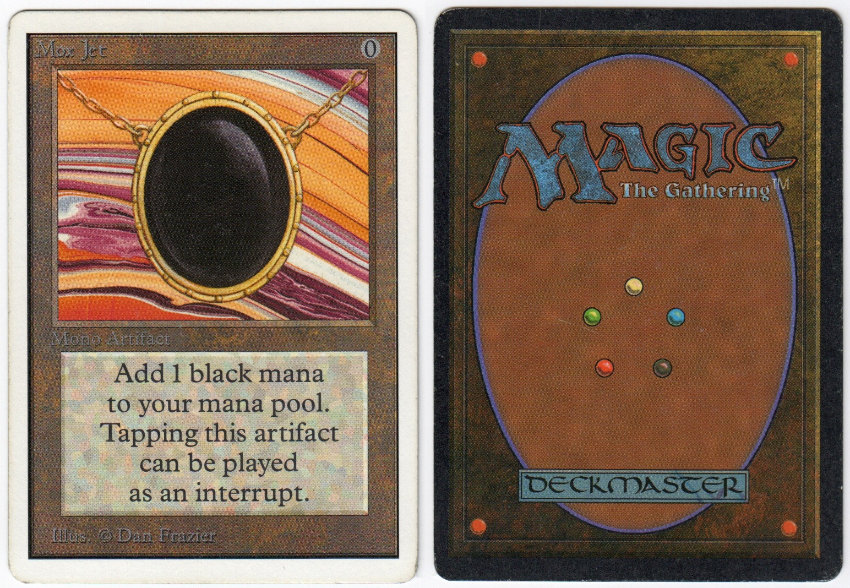 Rarest Magic The Gathering Cards - Mox Jet