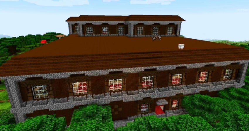 最高のMinecraft House Ideas -Woodland Mansion
