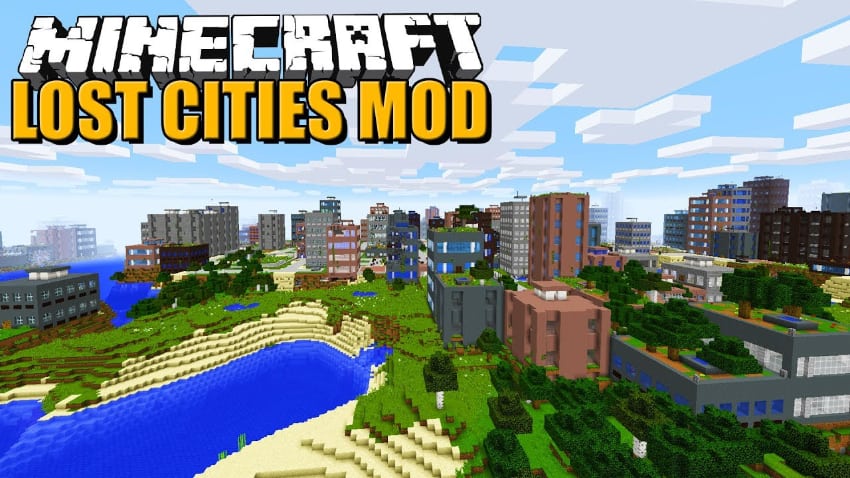 Bedste Minecraft Survival Mods - Mistede byer