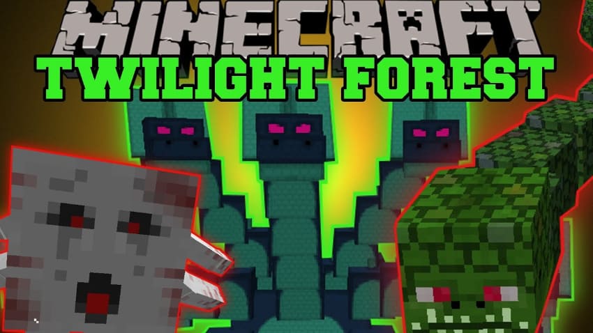 Meilleurs mods de survie Minecraft - La forêt crépusculaire