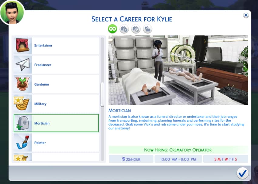 Best Sims 4 Career Mods - Mortician