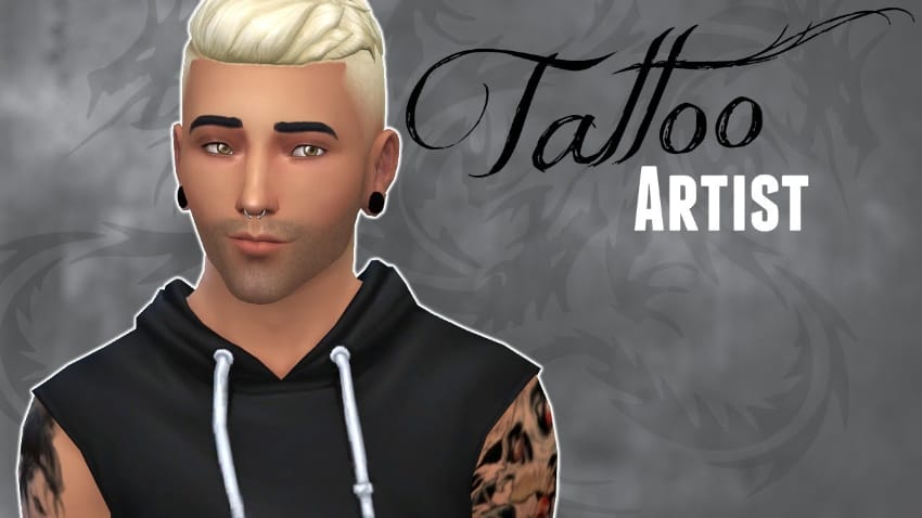 Best Sims 4 Career Mods - Tattoo Artist