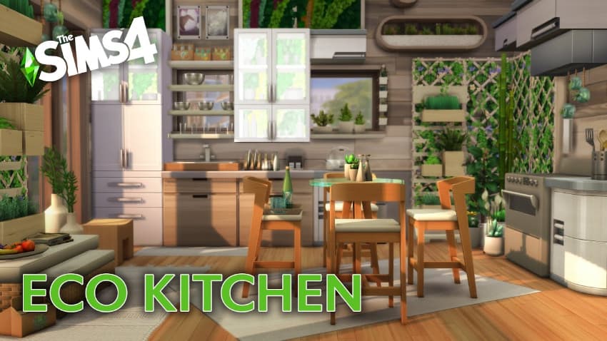 Best Sims 4 Furniture Mods & CC Packs - ECO Kitchen