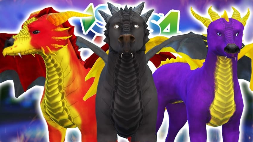 Best Sims 4 Pet Mods - Dragon Package
