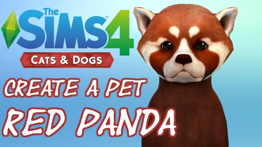 Best Sims 4 Pet Mods - Red Panda