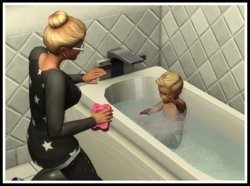 Best Sims 4 Toddler Mods & CC Packs - No Puddles Under Bathtubs