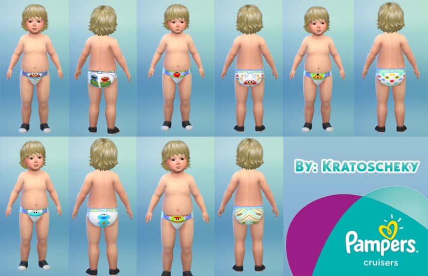 Best Sims 4 Toddler Mods & CC Packs - Pampers Cruisers