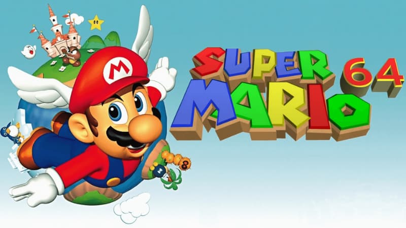 Best Retro Video Games - Super MArio 64