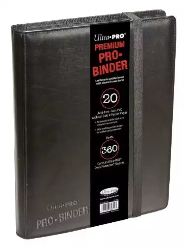 Ultra Pro 9-Pocket Padded Leather Trading Card Binder