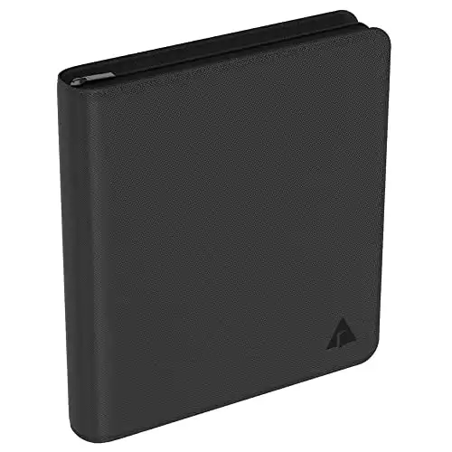 رايفول 9-pock premium zip trading card binder