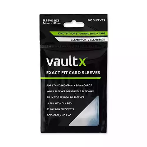 Vault X Exact Fit Trading Card Sleeves