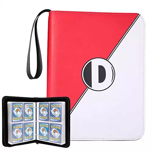 D DACCKIT 4-Pocket Trading Card Binder