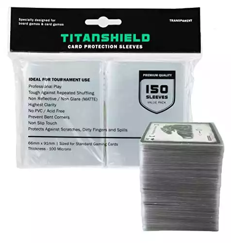 TitanShield ClearTrading Card Sleeves