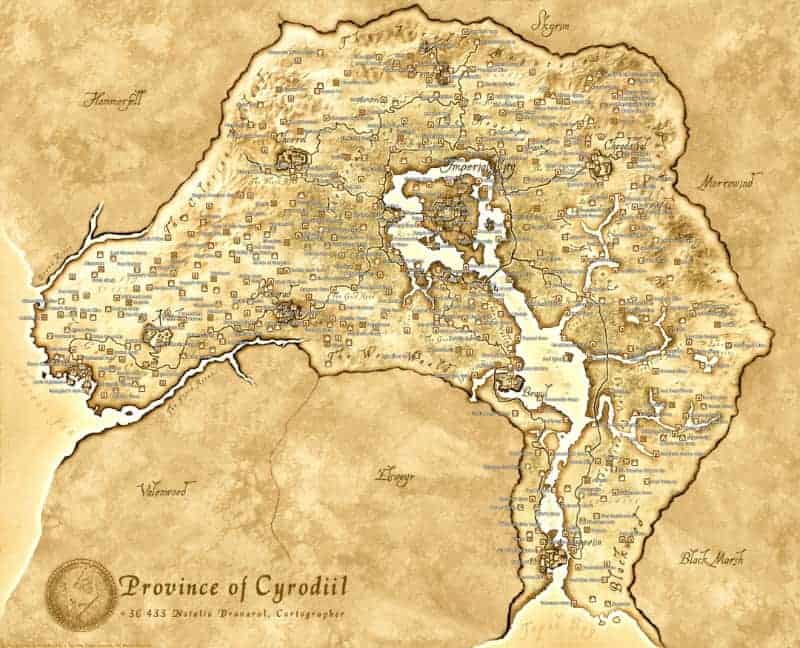 Biggest-Open-World-Maps-Elder-Scrolls-IV-Oblivion